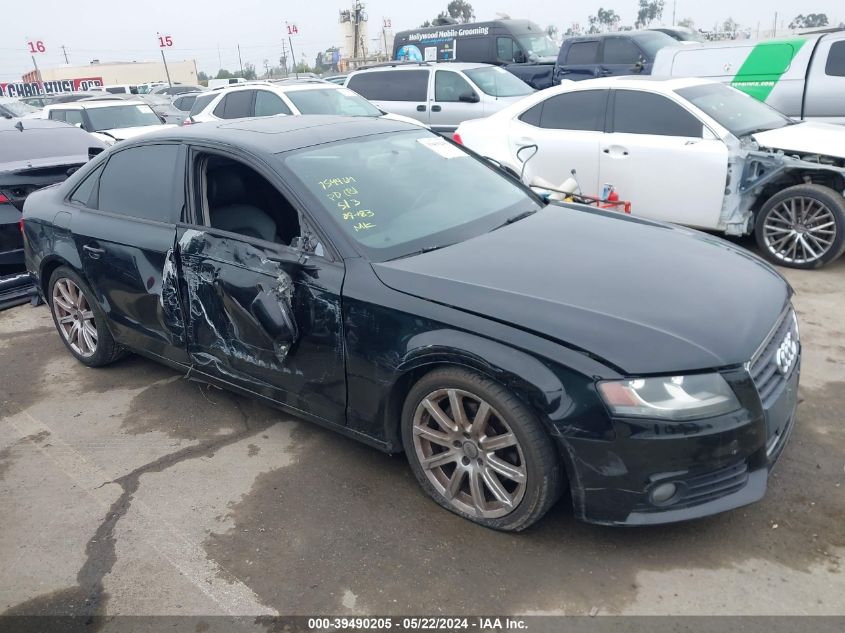 2010 Audi A4 2.0T Premium VIN: WAUAFAFL2AN026465 Lot: 39490205