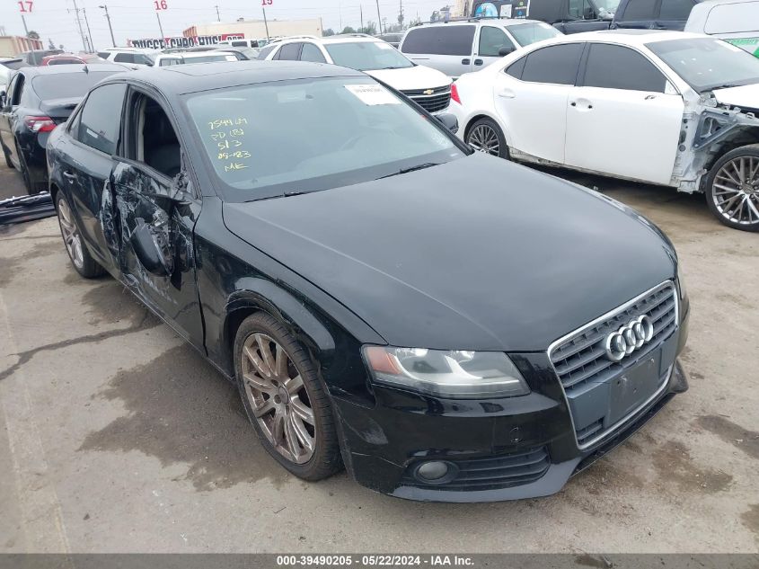 2010 Audi A4 2.0T Premium VIN: WAUAFAFL2AN026465 Lot: 39490205