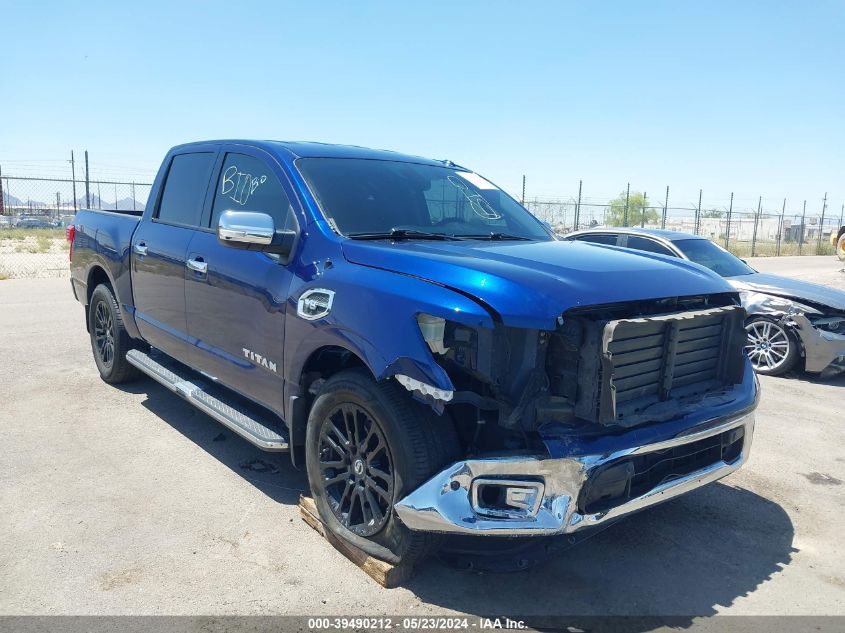 2017 Nissan Titan Sl VIN: 1N6AA1E64HN502137 Lot: 39490212