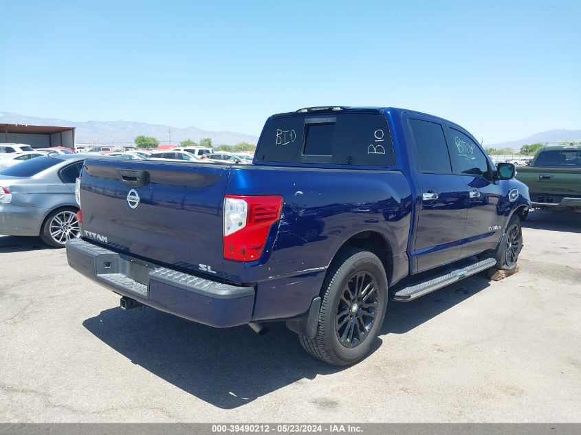 2017 Nissan Titan Sl VIN: 1N6AA1E64HN502137 Lot: 39490212