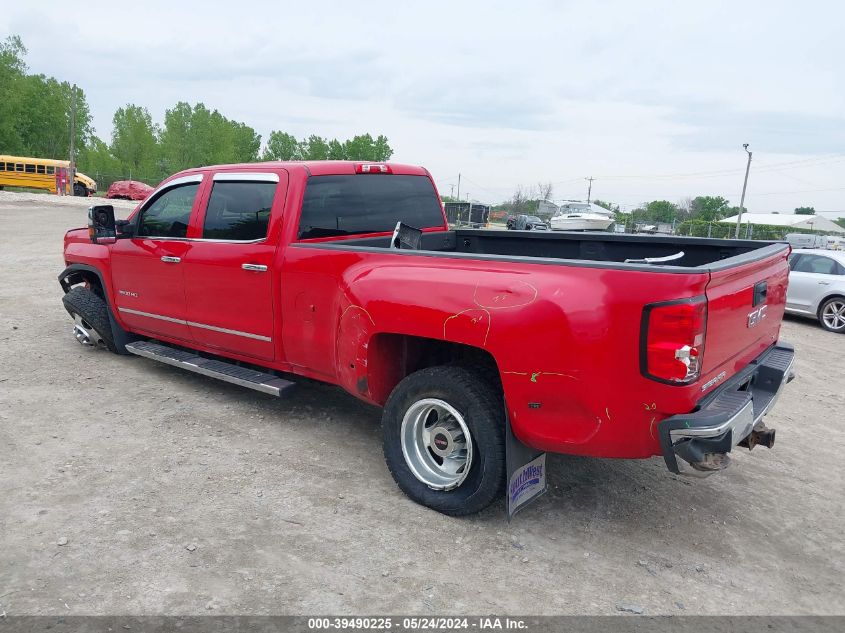 2015 GMC Sierra 3500Hd Slt VIN: 1GT423E83FF161427 Lot: 39490225