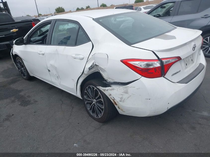 2014 Toyota Corolla S Plus VIN: 5YFBURHEXEP170364 Lot: 39490226