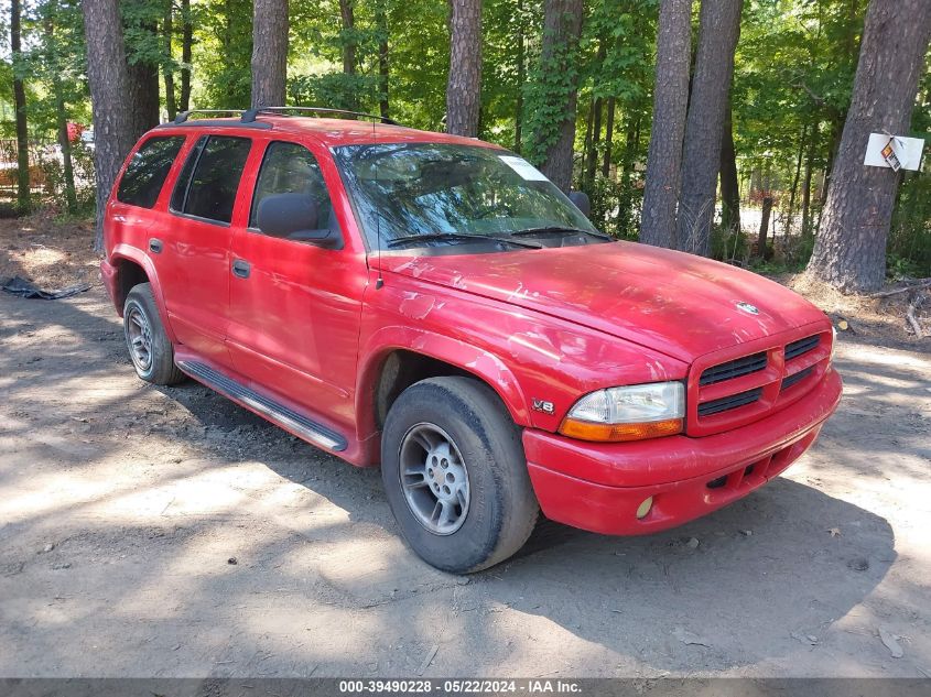 2000 Dodge Durango VIN: 1B4HR28Y7YF266426 Lot: 39490228