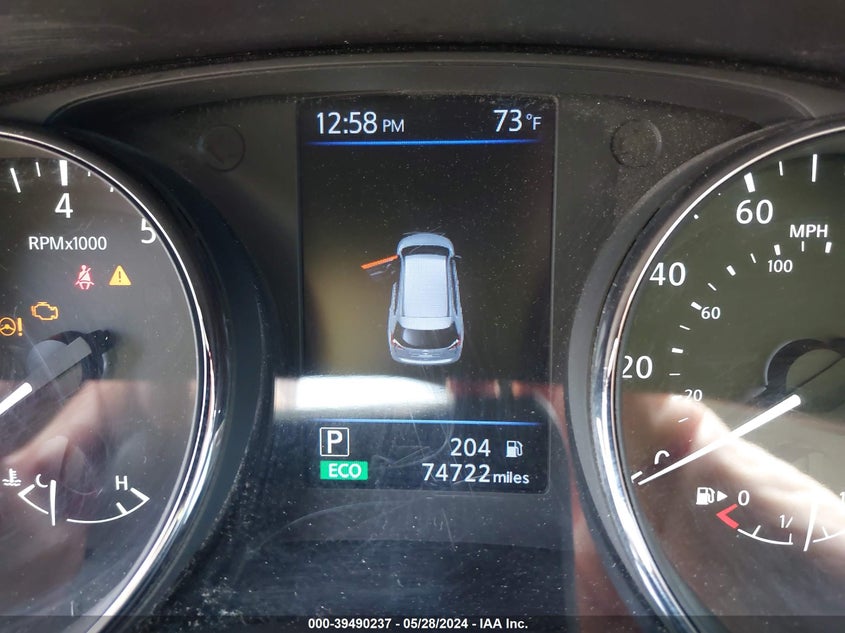 2019 Nissan Rogue S VIN: 5N1AT2MT7KC784895 Lot: 39490237