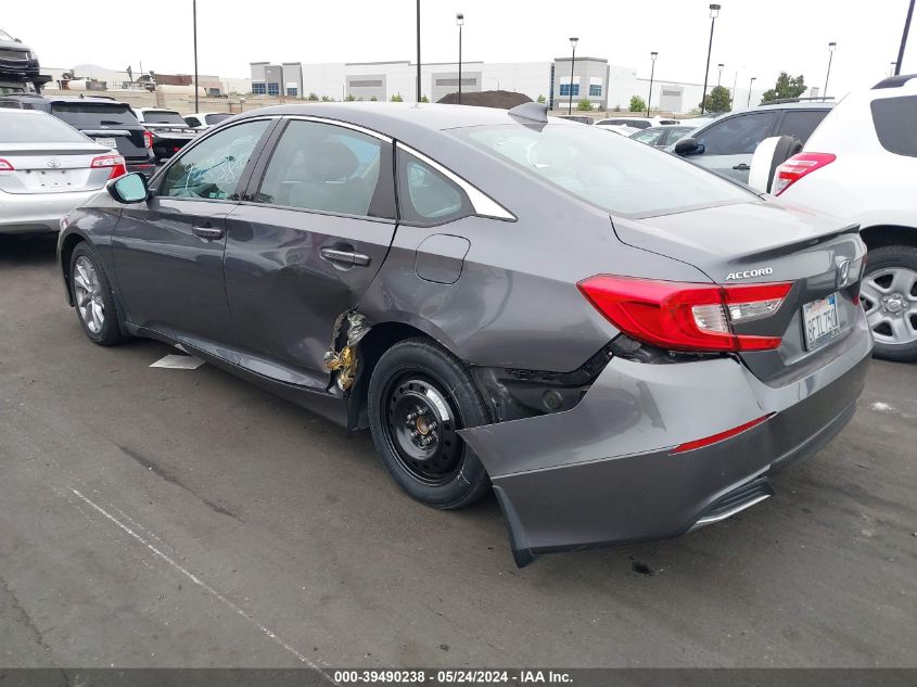 2018 Honda Accord Lx VIN: 1HGCV1F18JA124826 Lot: 39490238