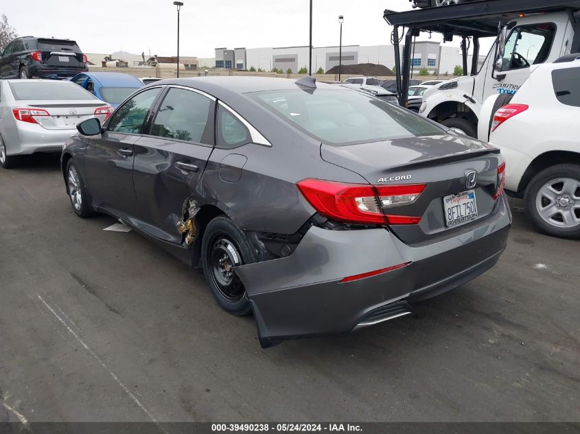 2018 Honda Accord Lx VIN: 1HGCV1F18JA124826 Lot: 39490238