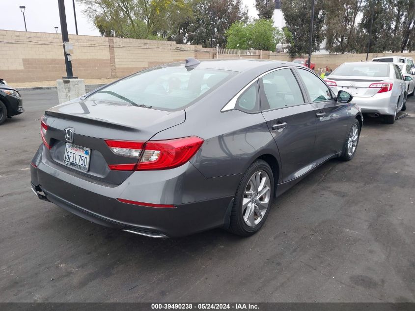 2018 Honda Accord Lx VIN: 1HGCV1F18JA124826 Lot: 39490238