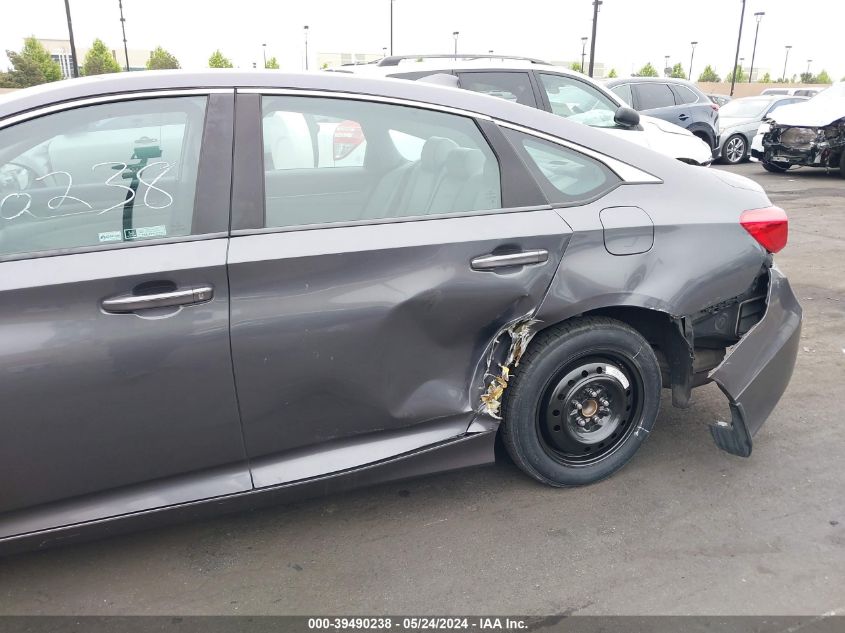 2018 Honda Accord Lx VIN: 1HGCV1F18JA124826 Lot: 39490238