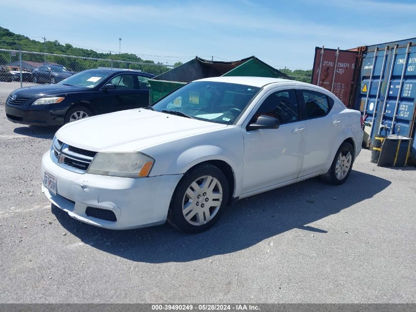 2012 Dodge Avenger Se VIN: 1C3CDZAB4CN109420 Lot: 39490249