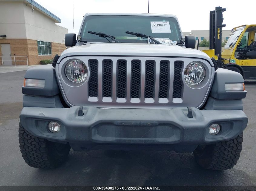 2018 Jeep Wrangler Unlimited Sport S 4X4 VIN: 1C4HJXDG3JW228301 Lot: 39490275