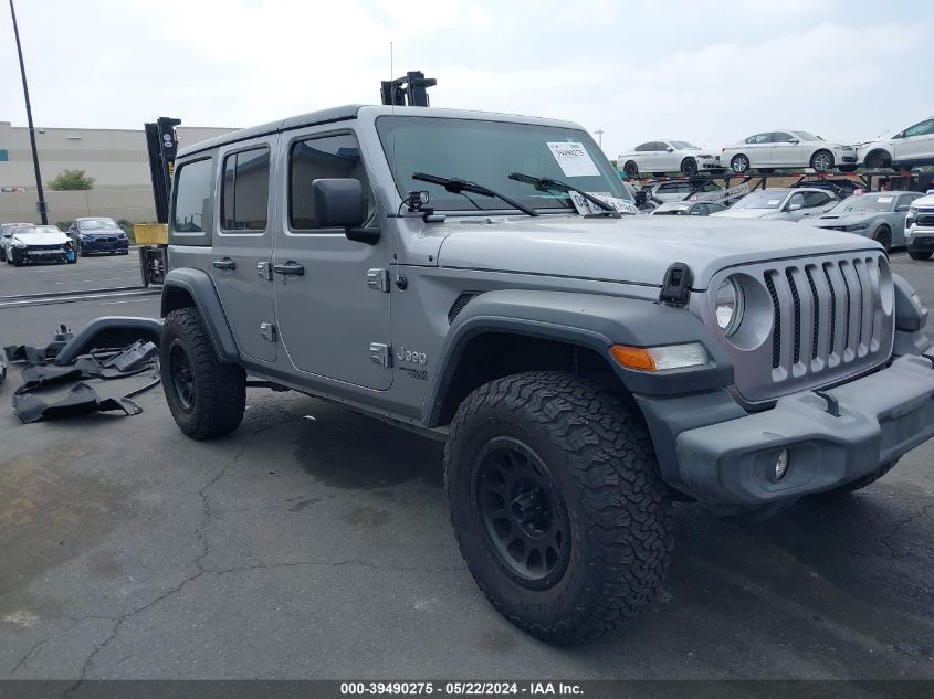 2018 Jeep Wrangler Unlimited Sport S 4X4 VIN: 1C4HJXDG3JW228301 Lot: 39490275