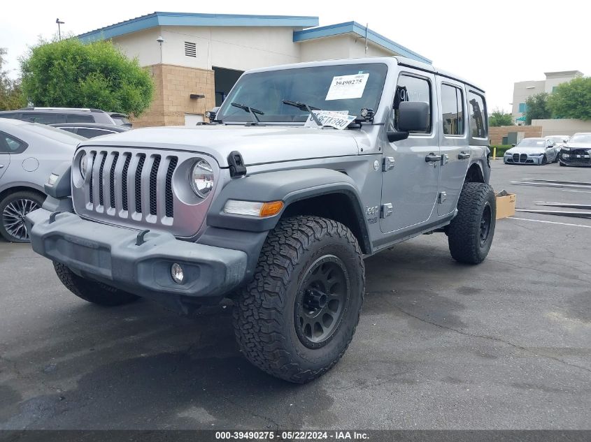 2018 Jeep Wrangler Unlimited Sport S 4X4 VIN: 1C4HJXDG3JW228301 Lot: 39490275