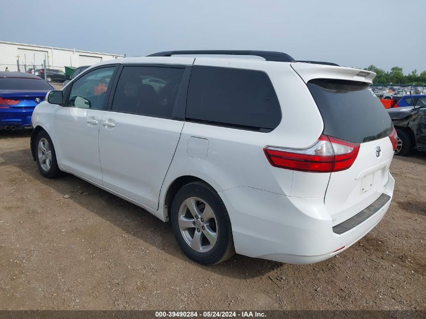 2015 Toyota Sienna Le 8 Passenger VIN: 5TDKK3DC4FS596664 Lot: 39490284