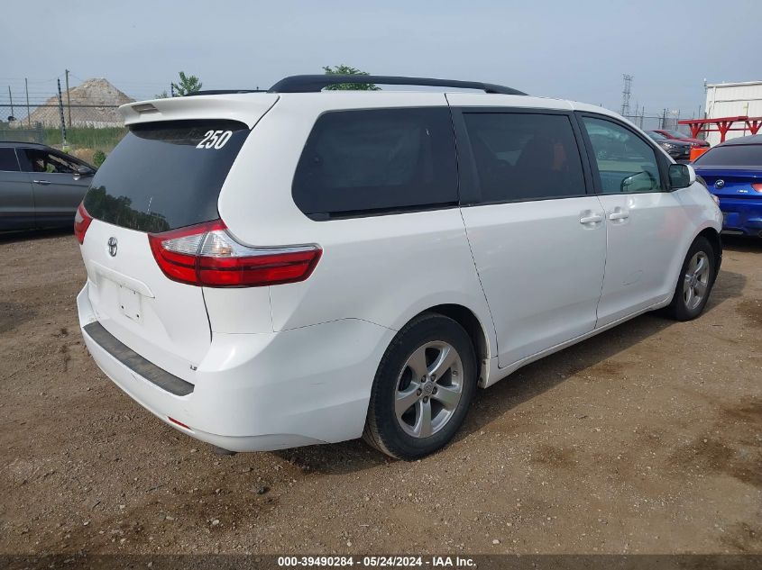 2015 Toyota Sienna Le 8 Passenger VIN: 5TDKK3DC4FS596664 Lot: 39490284