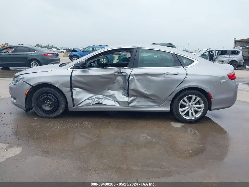 2016 Chrysler 200 Limited VIN: 1C3CCCAB4GN137532 Lot: 39490285