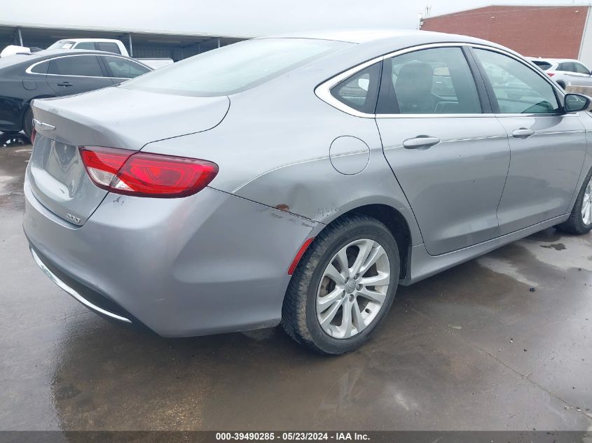 2016 Chrysler 200 Limited VIN: 1C3CCCAB4GN137532 Lot: 39490285