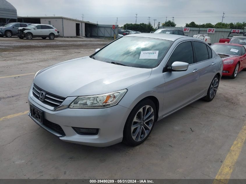 1HGCR2F50EA228861 2014 Honda Accord Sport