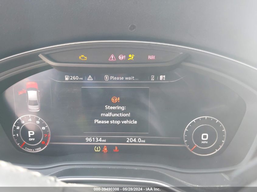 2017 Audi A4 2.0T Premium VIN: WAUENAF41HN025833 Lot: 39490308