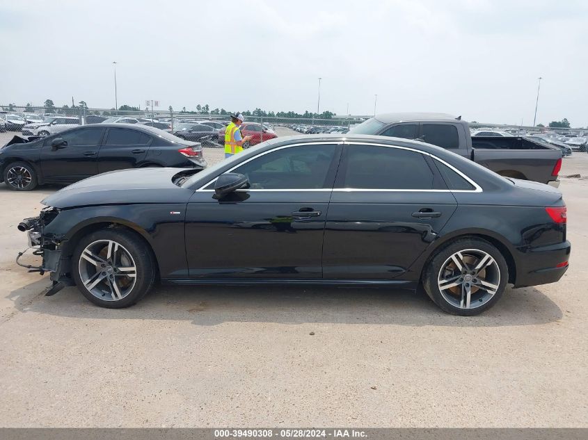 2017 Audi A4 2.0T Premium VIN: WAUENAF41HN025833 Lot: 39490308