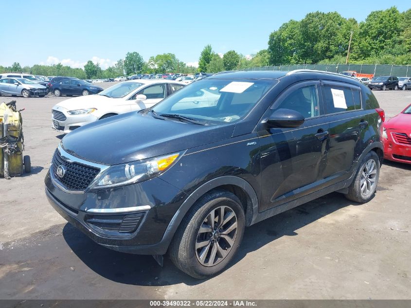 2016 Kia Sportage Lx VIN: KNDPBCAC6G7812181 Lot: 39490322