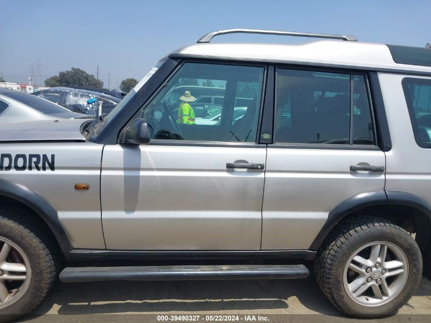 2000 Land Rover Discovery Series Ii Cloth/Series Ii Leather VIN: SALTL1540YA285190 Lot: 39490327