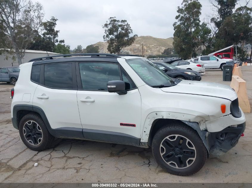 2017 Jeep Renegade Trailhawk 4X4 VIN: ZACCJBCB8HPE79373 Lot: 39490332