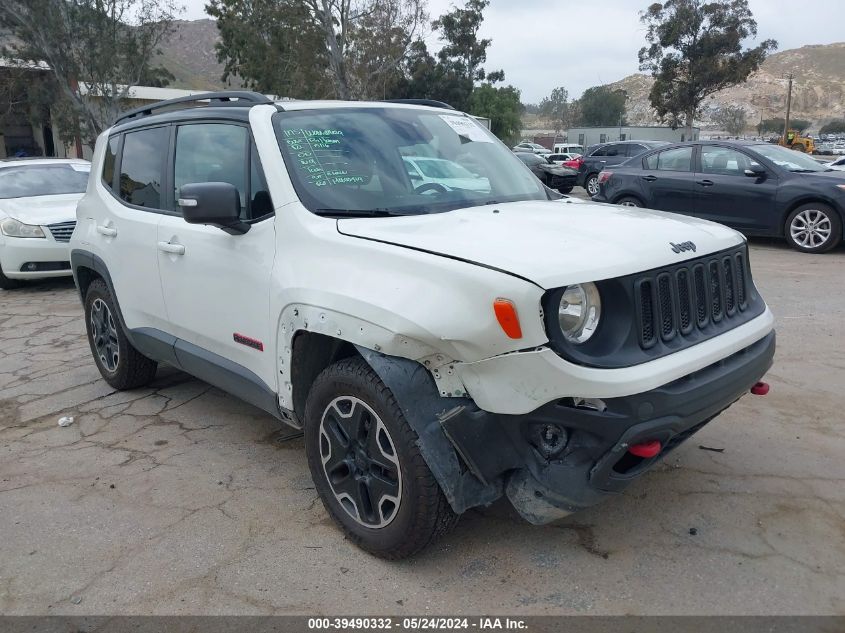 2017 Jeep Renegade Trailhawk 4X4 VIN: ZACCJBCB8HPE79373 Lot: 39490332