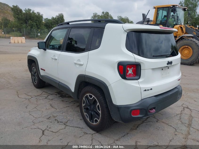 2017 Jeep Renegade Trailhawk 4X4 VIN: ZACCJBCB8HPE79373 Lot: 39490332