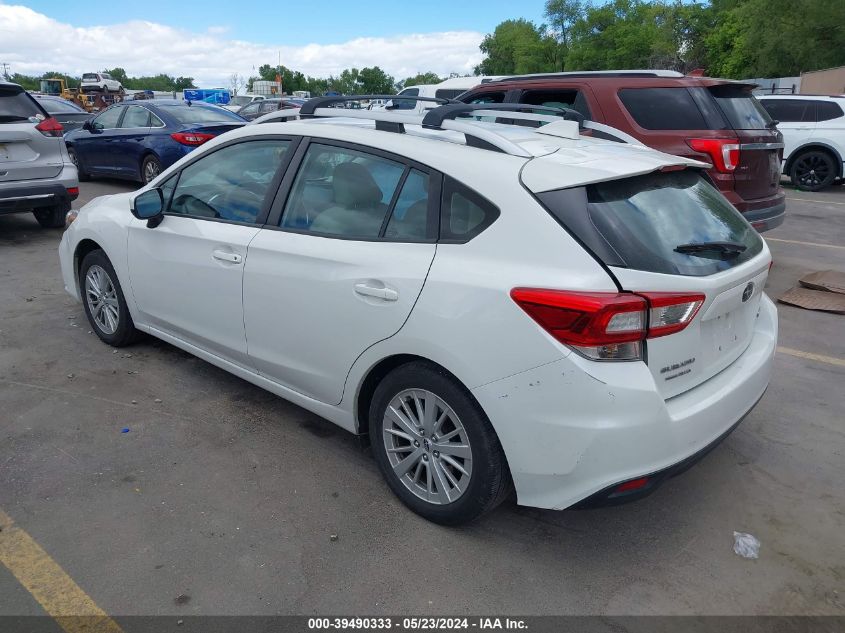 2018 Subaru Impreza 2.0I Premium VIN: 4S3GTAB62J3719473 Lot: 39490333