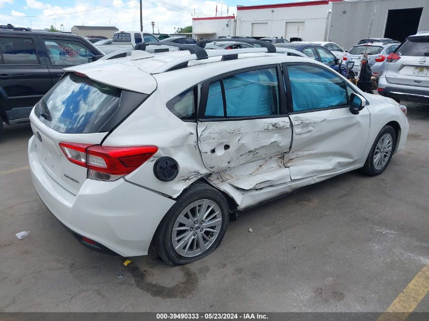 2018 Subaru Impreza 2.0I Premium VIN: 4S3GTAB62J3719473 Lot: 39490333