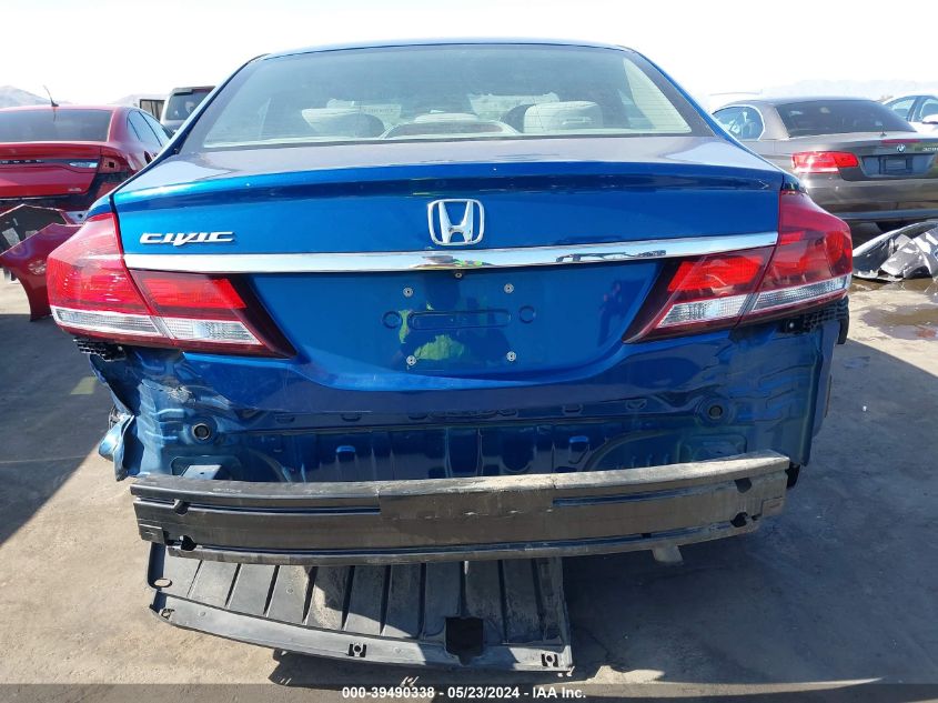 2014 Honda Civic Lx VIN: 19XFB2F50EE200961 Lot: 39490338