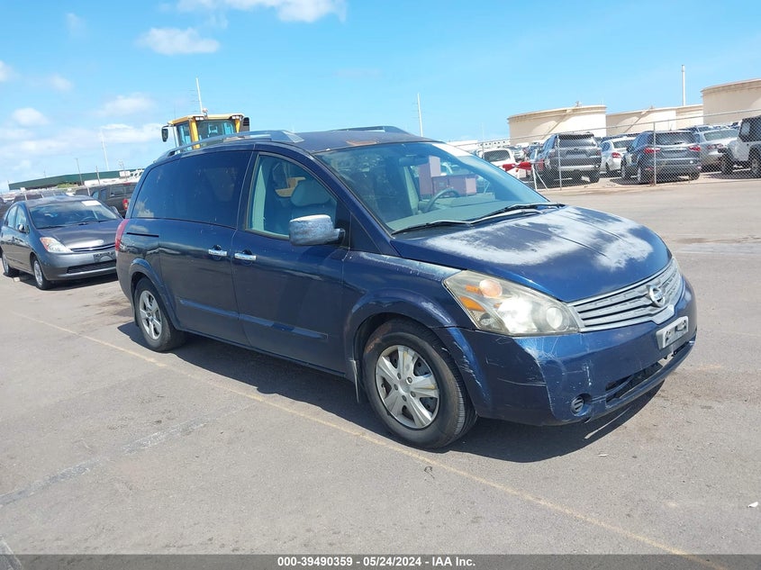 2007 Nissan Quest 3.5 S VIN: 5N1BV28U37N102916 Lot: 39490359