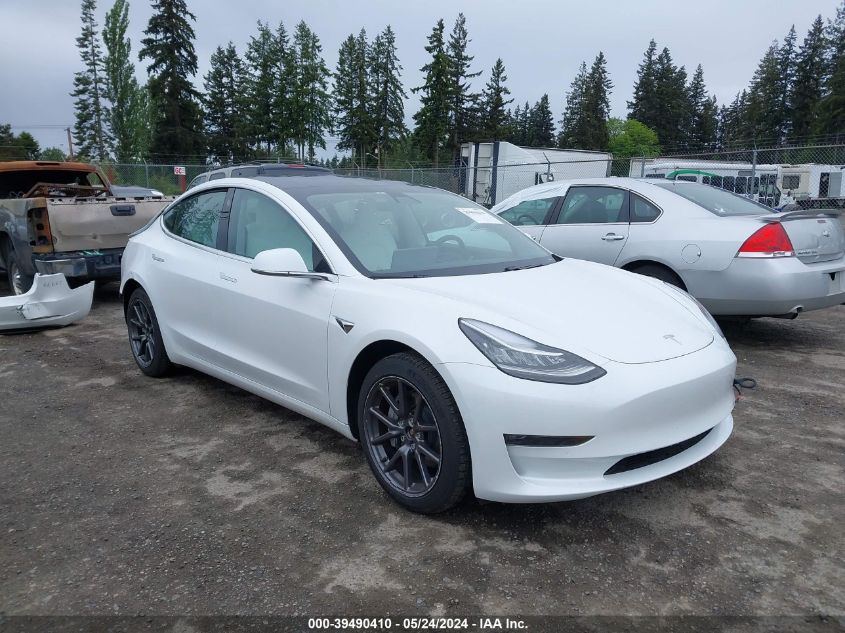 2020 Tesla Model 3 Long Range Dual Motor All-Wheel Drive VIN: 5YJ3E1EBXLF606913 Lot: 39490410