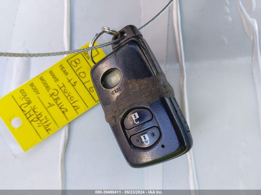 2013 Toyota Prius Two VIN: JTDKN3DU7D5681016 Lot: 39490411