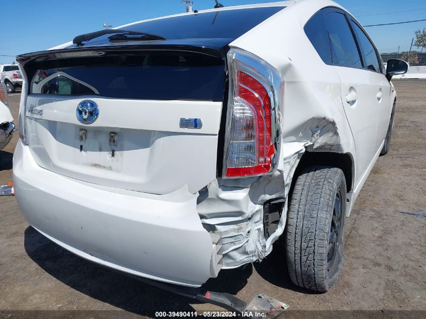 2013 Toyota Prius Two VIN: JTDKN3DU7D5681016 Lot: 39490411