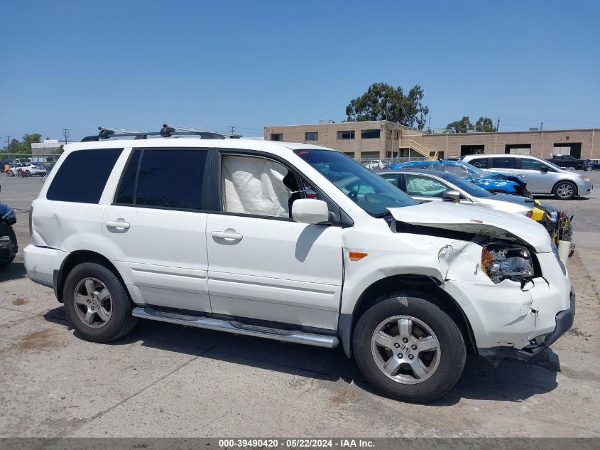 2006 Honda Pilot Ex-L VIN: 2HKYF18546H561854 Lot: 39490420