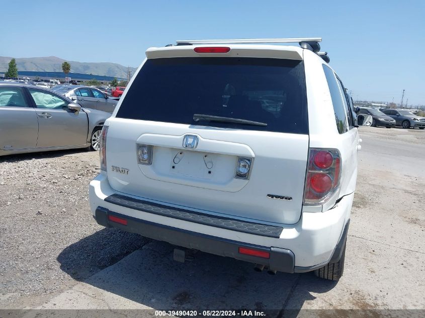 2006 Honda Pilot Ex-L VIN: 2HKYF18546H561854 Lot: 39490420