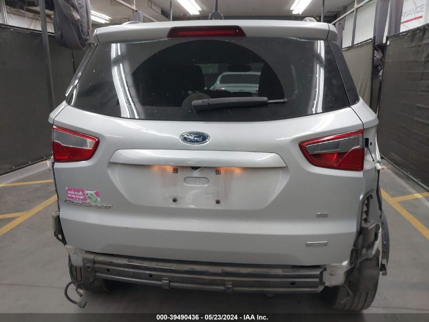 2018 Ford Ecosport Se VIN: MAJ3P1TE0JC163808 Lot: 39490436