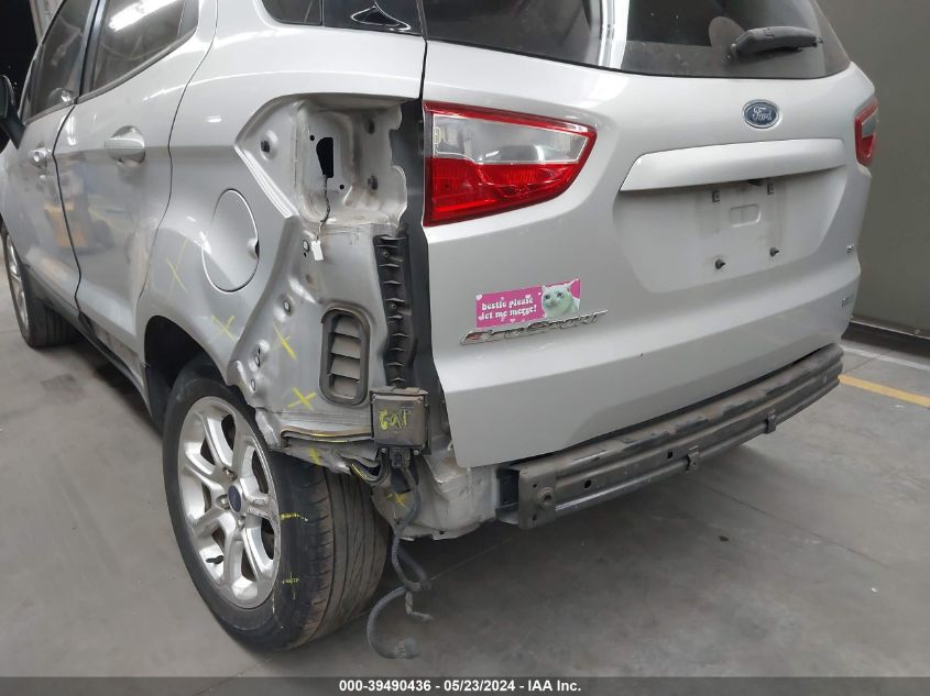 2018 Ford Ecosport Se VIN: MAJ3P1TE0JC163808 Lot: 39490436