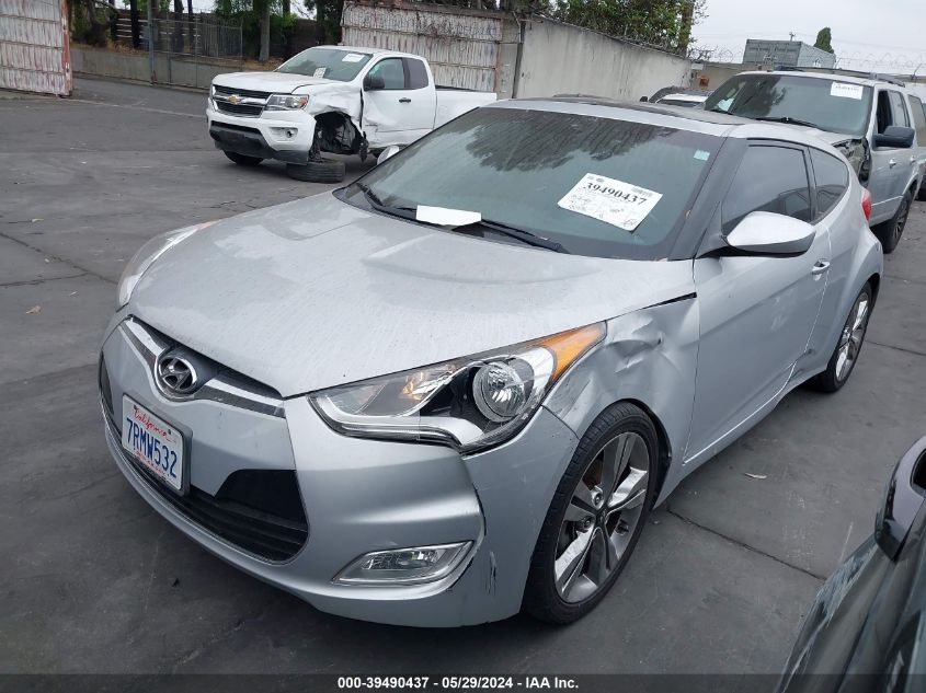 2016 HYUNDAI VELOSTER - KMHTC6AD3GU253465