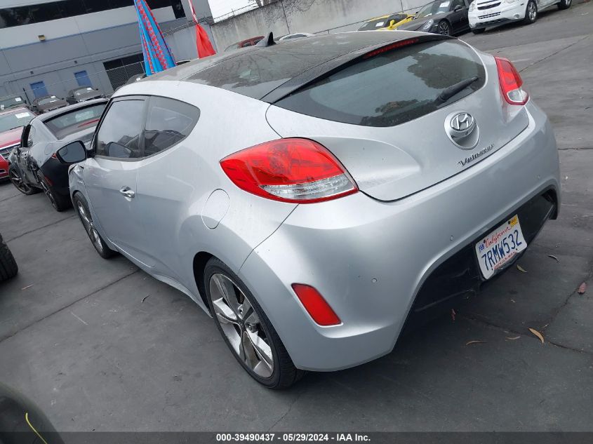 2016 Hyundai Veloster VIN: KMHTC6AD3GU253465 Lot: 39490437