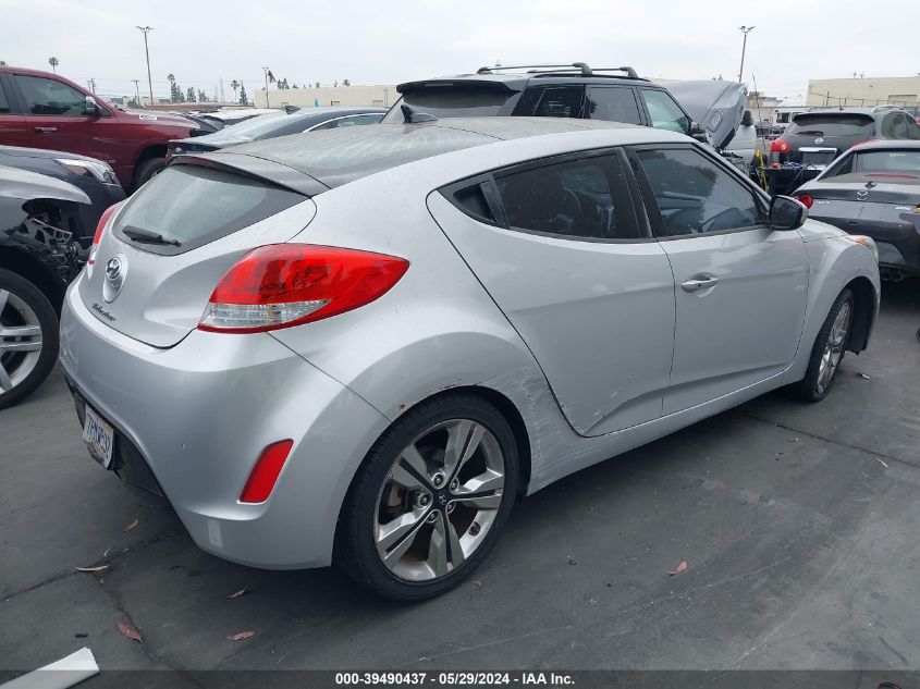 2016 HYUNDAI VELOSTER - KMHTC6AD3GU253465