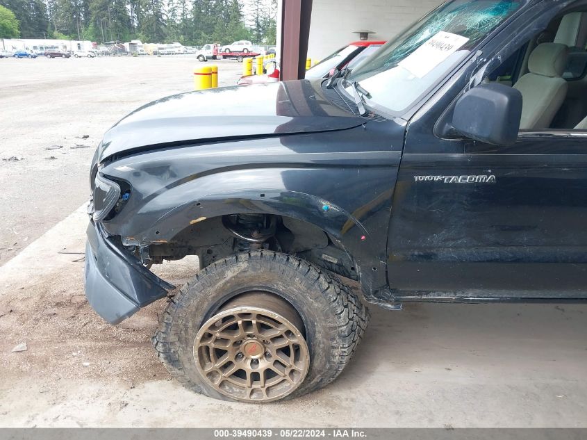 2002 Toyota Tacoma VIN: 5TEWM72N12Z043779 Lot: 39490439