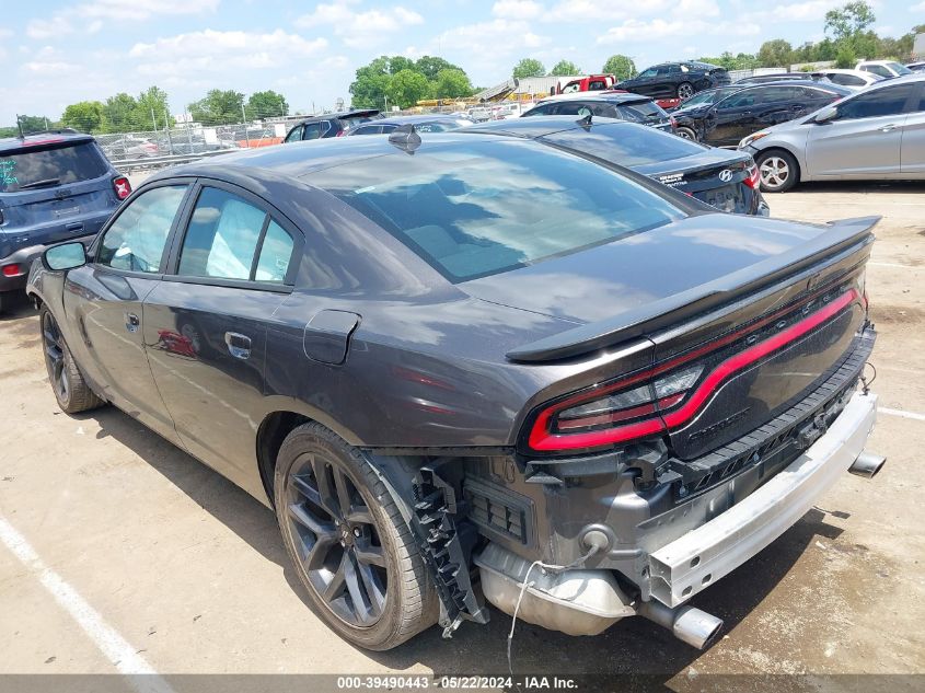 2022 Dodge Charger Gt Rwd VIN: 2C3CDXHG6NH173587 Lot: 39490443