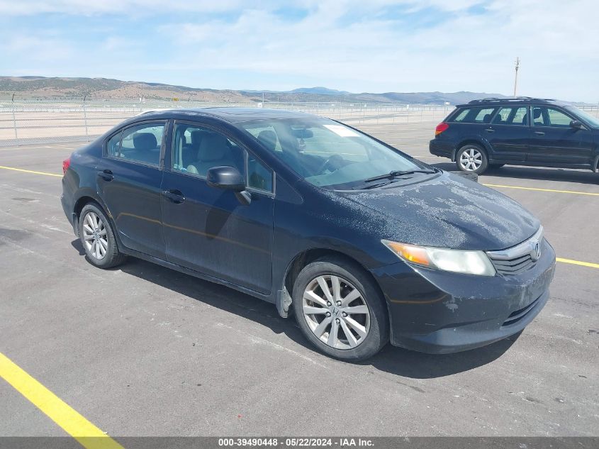 2012 Honda Civic Ex-L VIN: 2HGFB2F93CH549814 Lot: 39490448