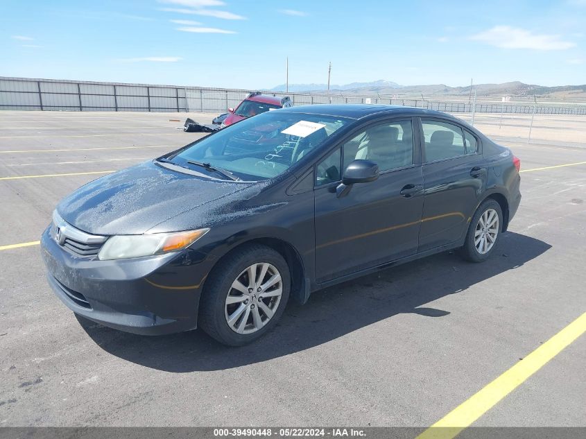 2012 Honda Civic Ex-L VIN: 2HGFB2F93CH549814 Lot: 39490448