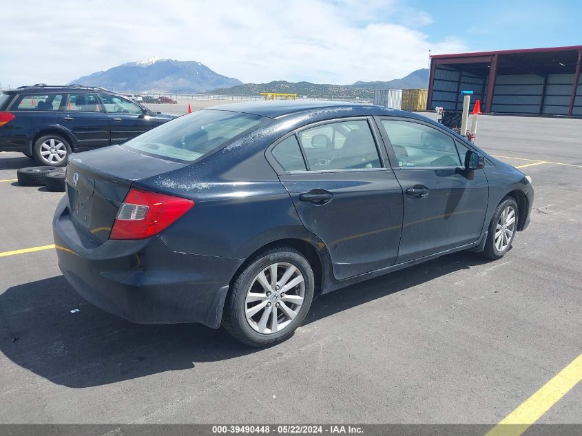 2012 Honda Civic Ex-L VIN: 2HGFB2F93CH549814 Lot: 39490448