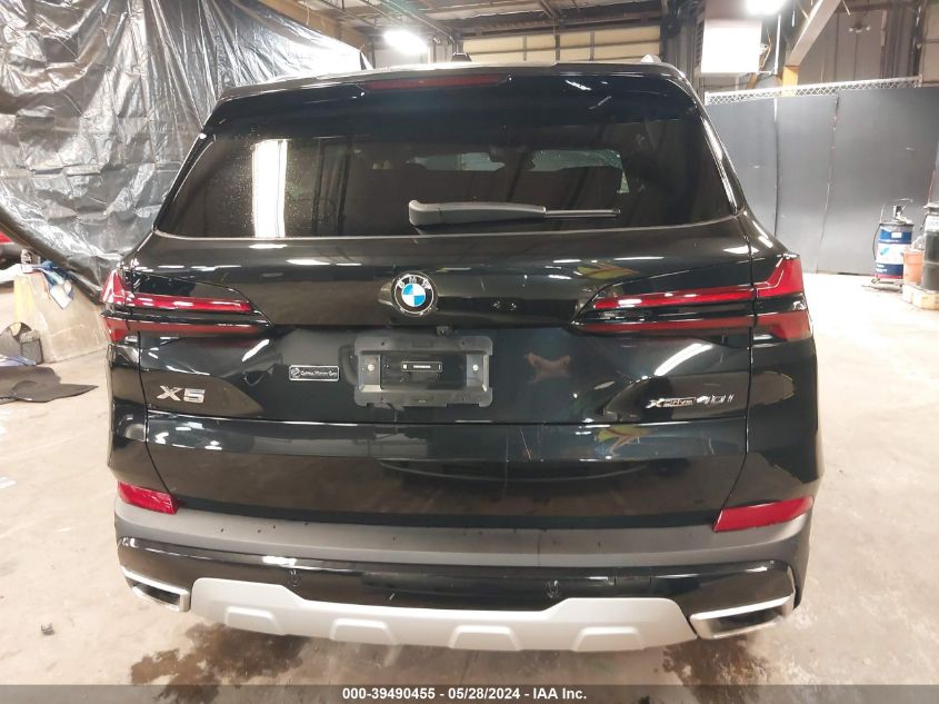 2024 BMW X5 xDrive40I VIN: 5UX23EU09R9V50456 Lot: 39490455