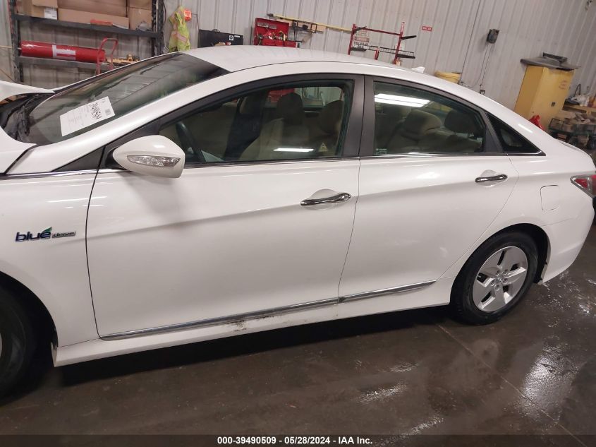 2012 Hyundai Sonata Hybrid VIN: KMHEC4A41CA038370 Lot: 39490509