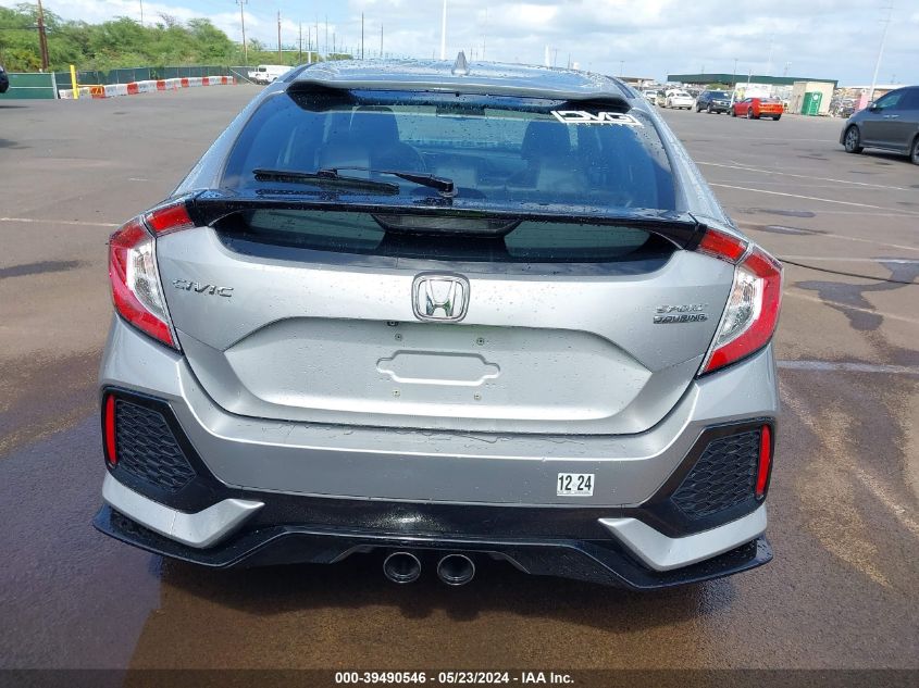 2018 Honda Civic Sport Touring VIN: SHHFK7H92JU229541 Lot: 39490546